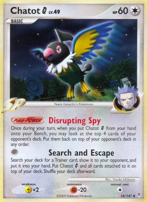 Chatot G Lv.49 — Supreme Victors