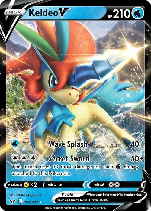 Keldeo V — Sword & Shield