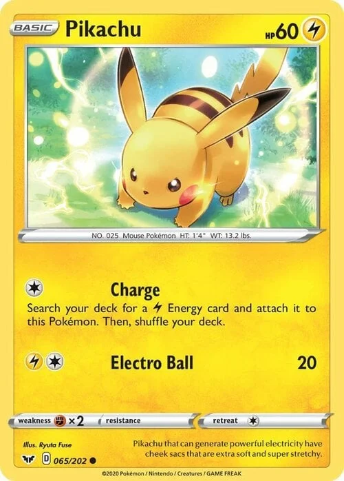 Pikachu — Sword & Shield