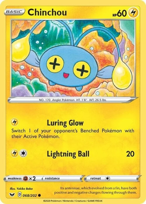 Chinchou — Sword & Shield