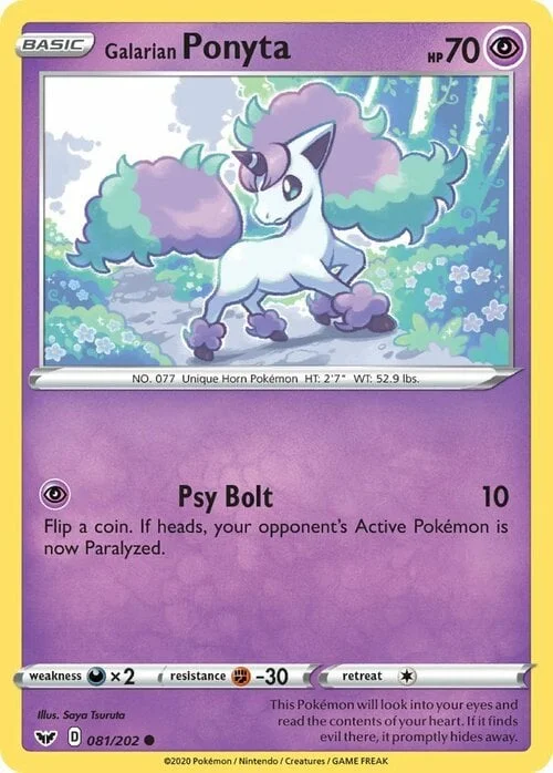 Galarian Ponyta — Sword & Shield