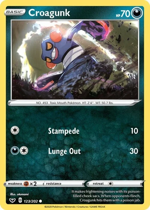 Croagunk — Sword & Shield