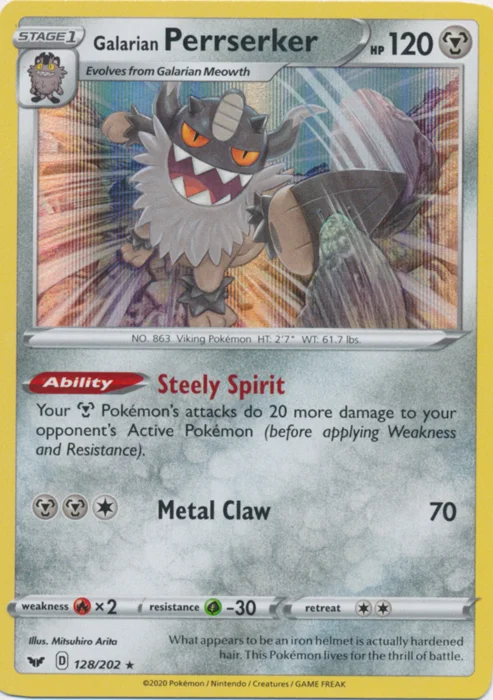 Galarian Perrserker — Sword & Shield