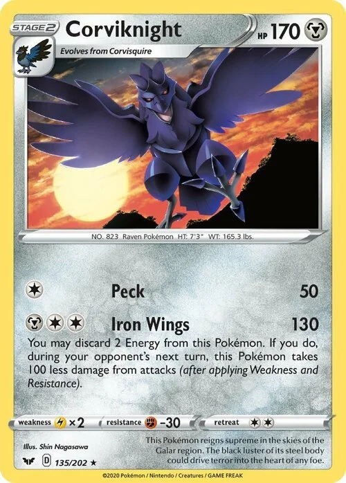 Corviknight — Sword & Shield