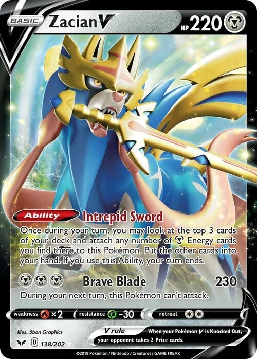 Zacian V — Sword & Shield