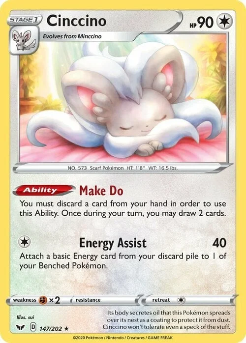 Cinccino — Sword & Shield