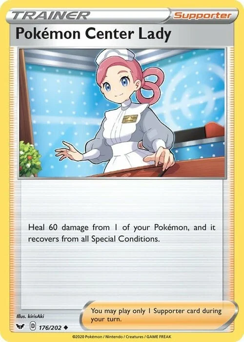 Pokémon Center Lady — Sword & Shield