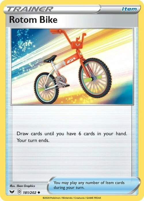 Rotom Bike — Sword & Shield