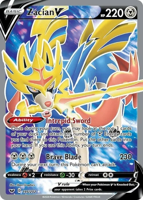 Zacian V — Sword & Shield