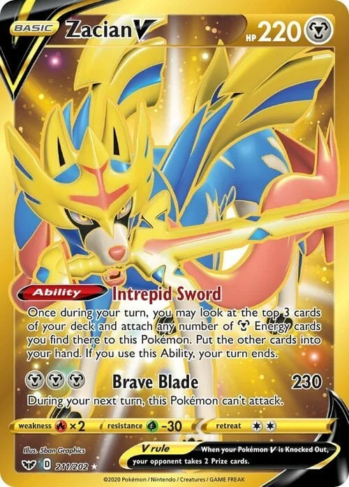 Zacian V — Sword & Shield