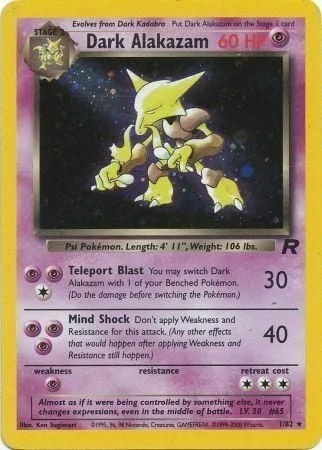 Dark Alakazam — Team Rocket