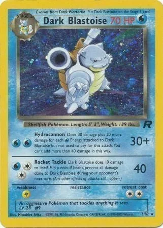 Dark Blastoise — Team Rocket