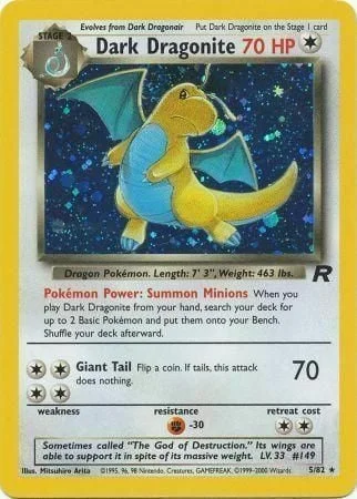 Dark Dragonite — Team Rocket