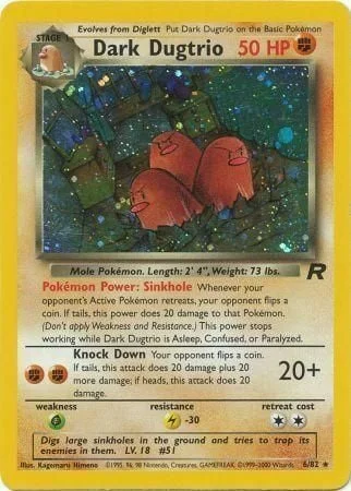 Dark Dugtrio — Team Rocket