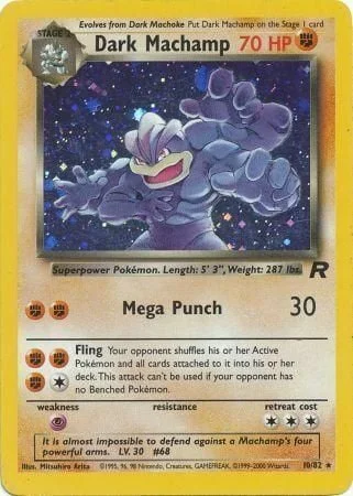 Dark Machamp — Team Rocket