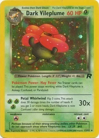 Dark Vileplume — Team Rocket