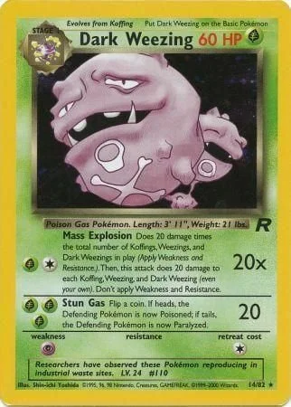 Dark Weezing — Team Rocket