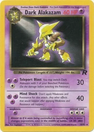 Dark Alakazam — Team Rocket