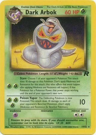 Dark Arbok — Team Rocket
