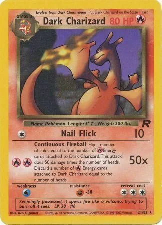 Dark Charizard — Team Rocket