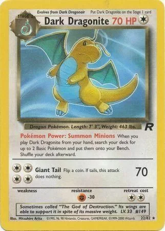 Dark Dragonite — Team Rocket