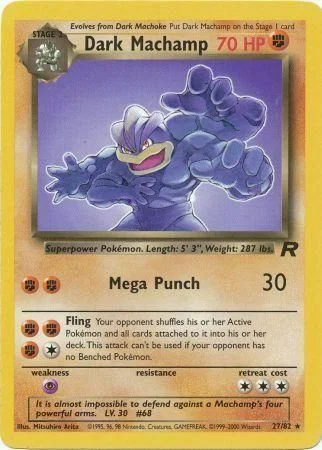 Dark Machamp — Team Rocket