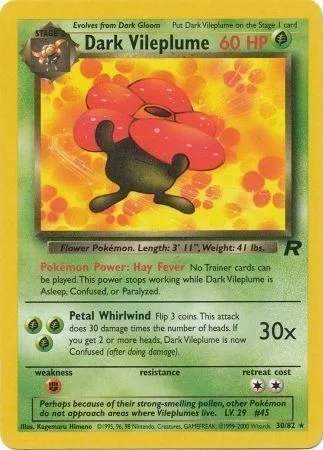 Dark Vileplume — Team Rocket