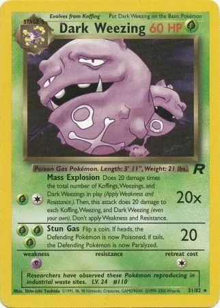 Dark Weezing — Team Rocket