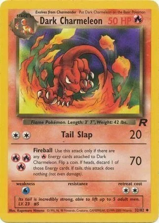 Dark Charmeleon — Team Rocket