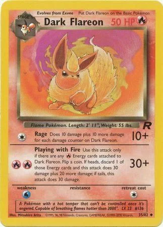 Dark Flareon — Team Rocket