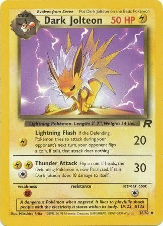 Dark Jolteon — Team Rocket