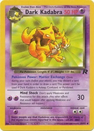 Dark Kadabra — Team Rocket