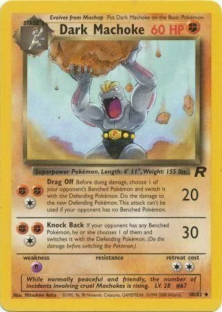 Dark Machoke — Team Rocket