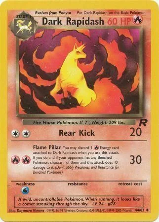 Dark Rapidash — Team Rocket