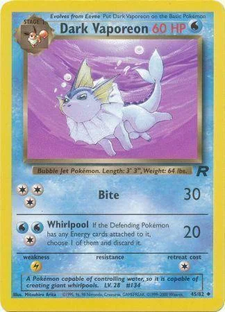 Dark Vaporeon — Team Rocket