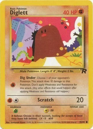 Diglett — Team Rocket