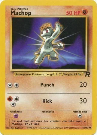 Machop — Team Rocket