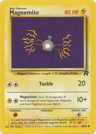 Magnemite Lv.12 — Team Rocket