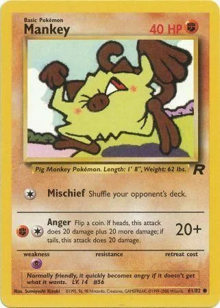 Mankey — Team Rocket