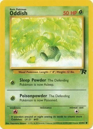 Oddish — Team Rocket
