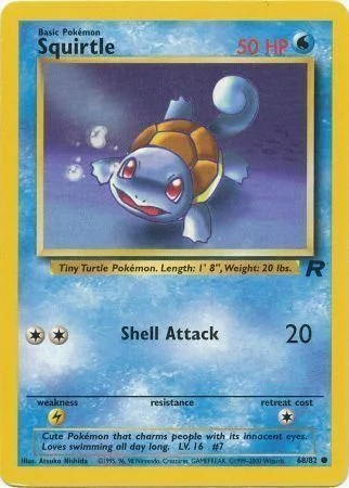 Squirtle — Team Rocket