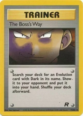 The Boss's Way — Team Rocket