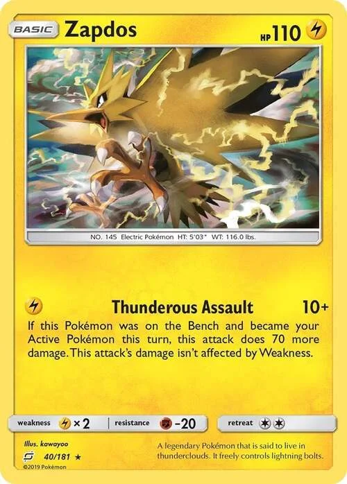 Zapdos — Theme Deck & Blisters Exclusives