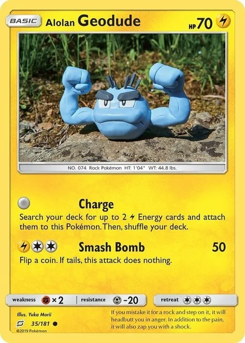 Alolan Geodude — Team Up