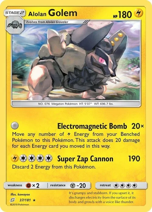 Alolan Golem — Team Up