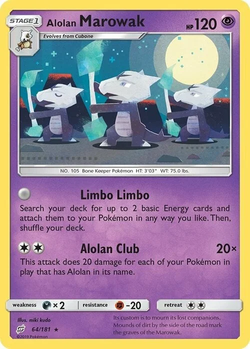 Alolan Marowak — Team Up