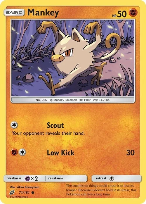 Mankey — Team Up