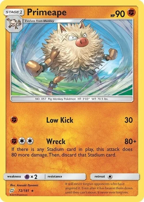 Primeape — Team Up