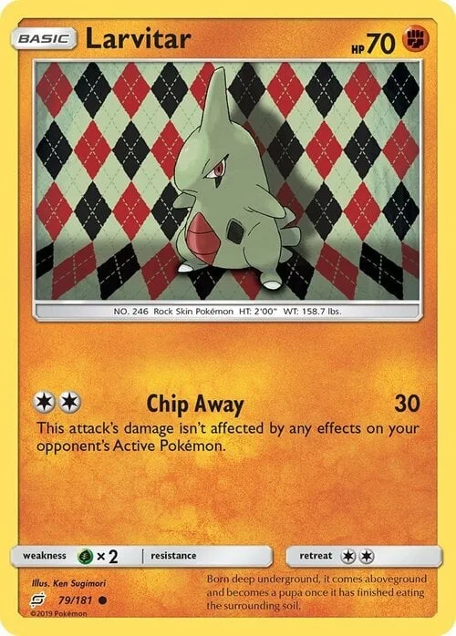 Larvitar — Team Up