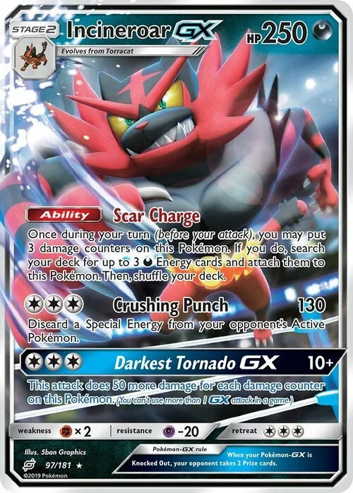 Incineroar GX — Team Up